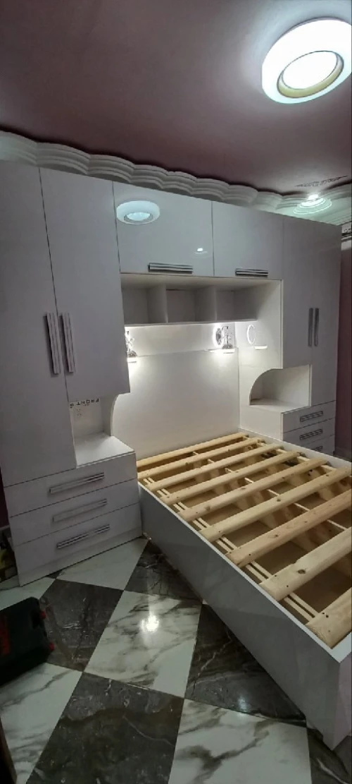 chambre a coucher luxe en MDF et high gloss