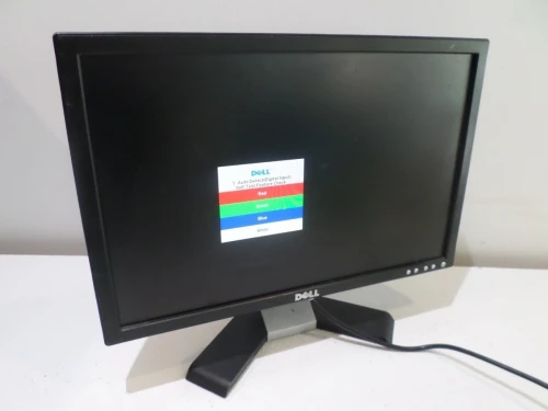 DELL E198WFPV 19 inch LCD Monitor 1440 x 900 VGA DVI w/ Stand and Power Cord