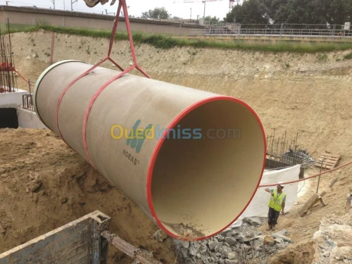 Tuyaux PRV (polyester renforcé verre