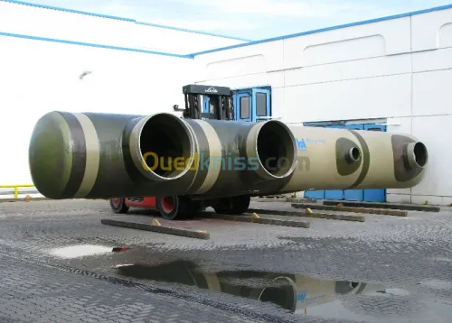 Tuyaux PRV (polyester renforcé verre