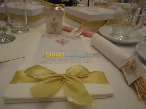 carte invitation,boites a gateux,déco