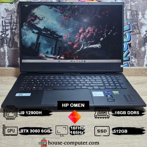 hp omen i9 12th 16 512 rtx 3060 140w