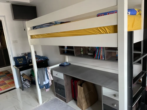 Lit superposé+ bureau
