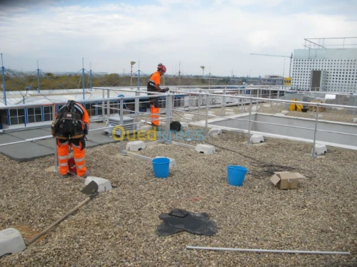 Fourniture et pose ligne de vie