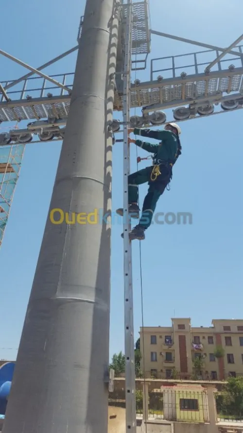 Fourniture et pose ligne de vie