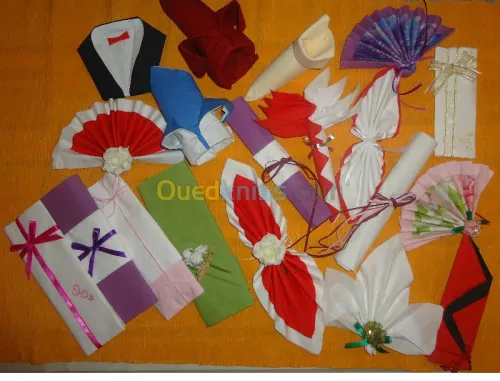 serviette pour maraige