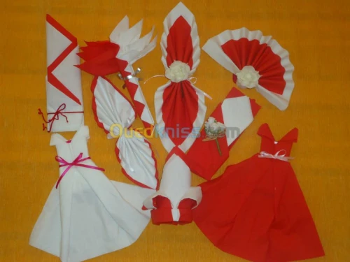 serviette pour maraige