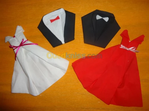 serviette pour maraige