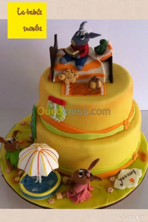 Gâteaux anniversaire a theme mariage