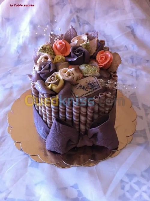 Gâteaux anniversaire a theme mariage