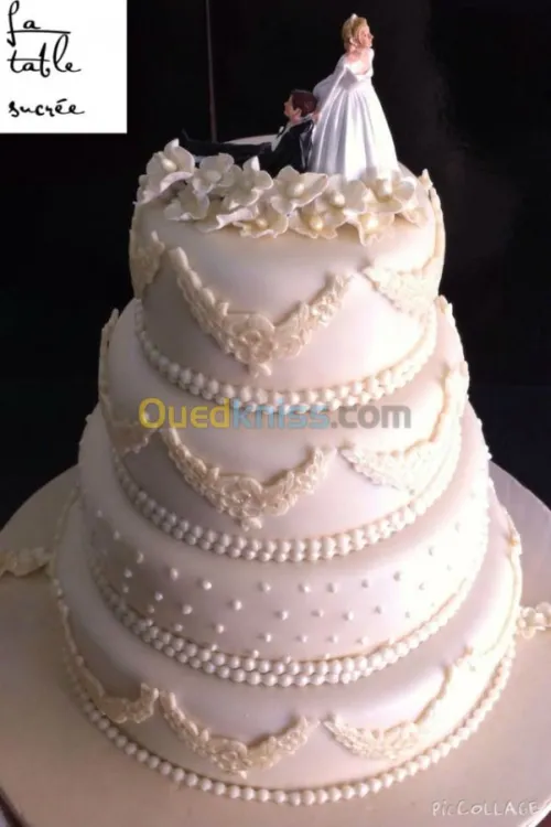 Gâteaux anniversaire a theme mariage