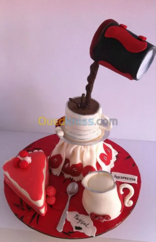Gâteaux anniversaire a theme mariage