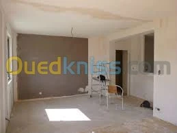 Pose Plaques de Platre et Décoration