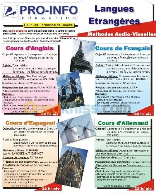 Cours de Langues Etrangères
