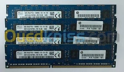 Accessoires Serveurs HPE et DELL Toutes Générations Stock Disponible !