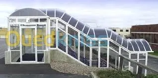 abri en polycarbonate