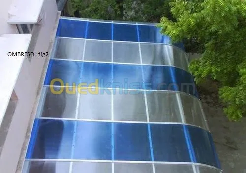 abri en polycarbonate
