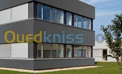  aluminium /porte  et rideau