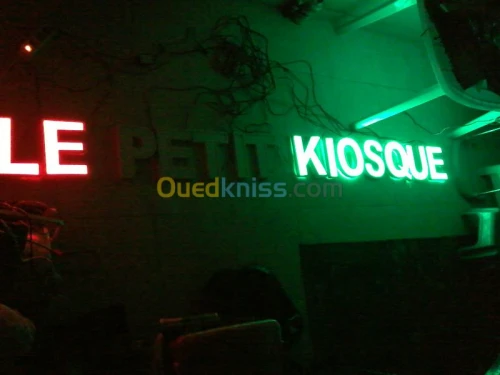 fabrication d'enseigne lumineuse a led