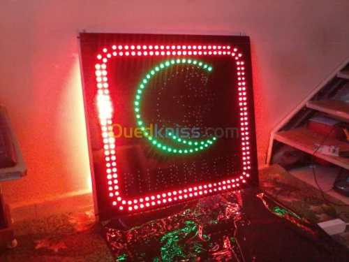 fabrication d'enseigne lumineuse a led