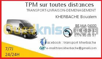 TRANSPORT@LIVRAISON@DEMENAGEMENT 