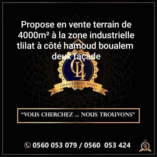 Vente Terrain Oran Oued tlelat