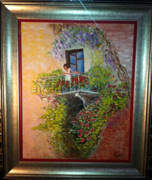 Tableau huile sur toile  signé