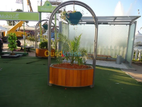 fabrication et montage du mobilier urb