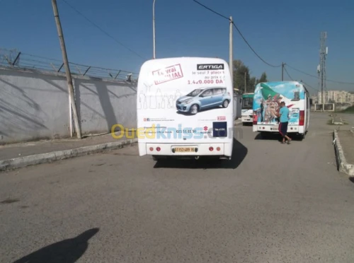 Location d'espace publicitaire sur bus