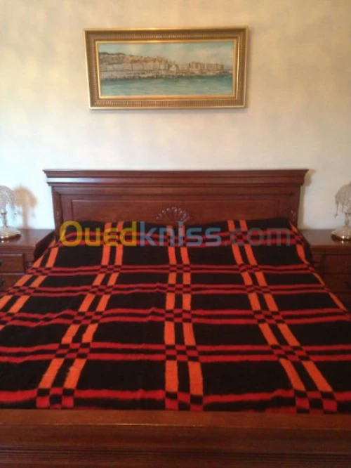 couverture acrylique a carreaux 