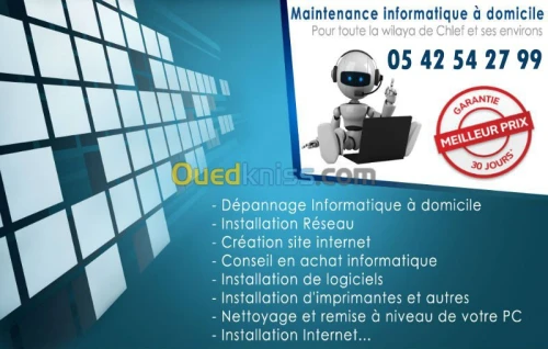 Maintenance informatique à Domicile