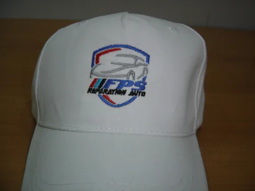 broderie sur casquette logo entreprise