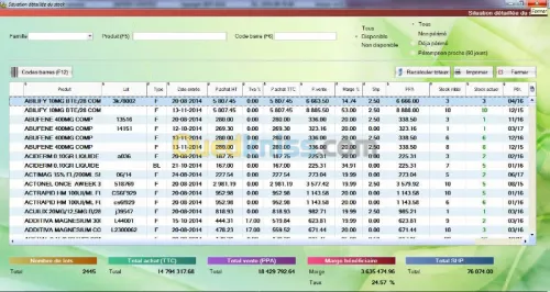 LOGICIEL DE GESTION DE PHARMACIE
