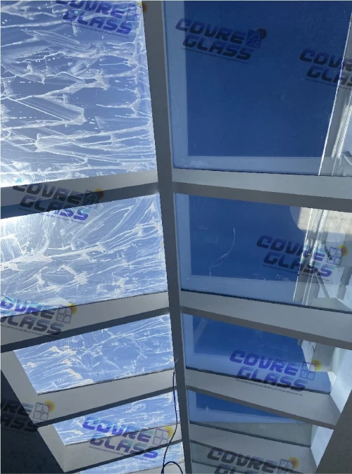 FILM SOLAIRE STOP SOL MIROIR "INSTALLATION EXTERIEUR ET INTERIEUR"
