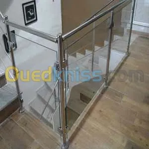 Rampe d' escalier er inox