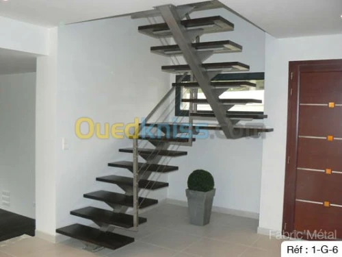 Rampe d' escalier er inox