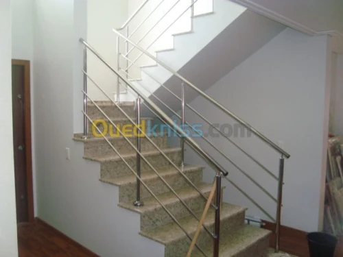 Rampe d' escalier er inox