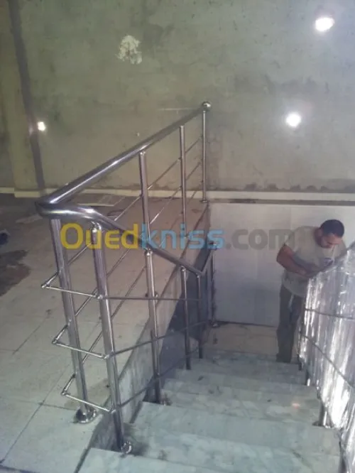 Rampe d' escalier er inox