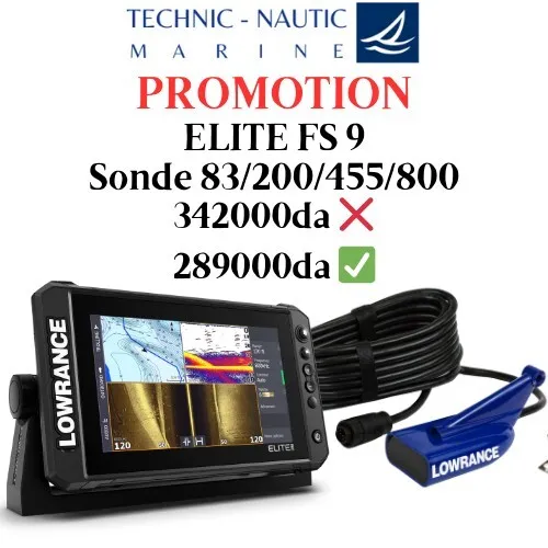 Sondeur Multi Fonctions LOWRANCE ELITE FS9