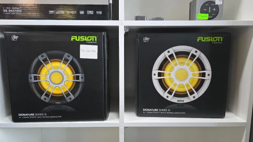 Subwoofer FUSION 600W SIGNATURE 3I BLANC / CHROME