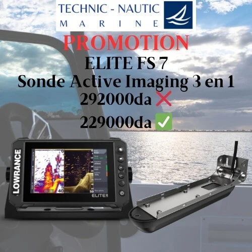 Sondeur Multi Fonctions LOWRANCE ELITE FS 7