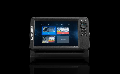 Sondeur Traceur de carte LOWRANCE EAGLE 9 avec sonde 50/200 600w