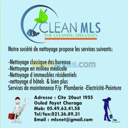 Néttoyage & Mantenance 