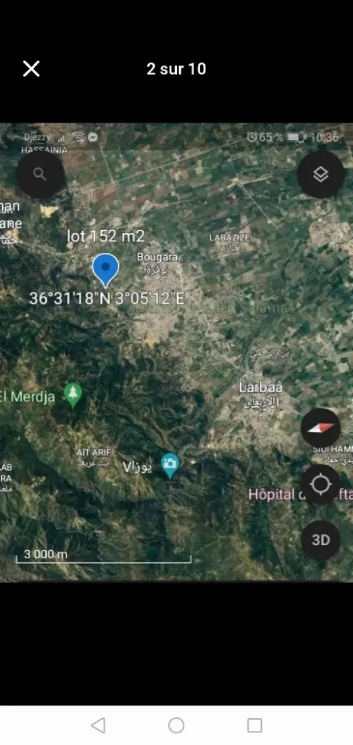 Vente Terrain Blida Bougara