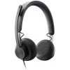 Casque Logitech Zone Wired, Micro USB, Bluetooth, anti-parasite