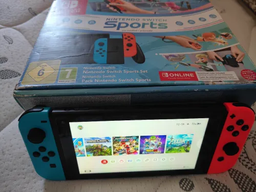 Nintendo switch V2 2023 flashée puce 128 go excellent état + mode online