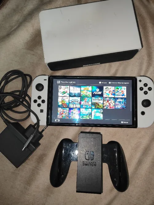 Nintendo switch oled flashée 128 go