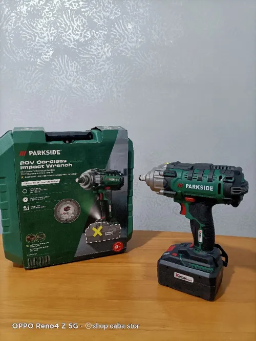 Clé à choc Parkside 20V 8ah bluetooth