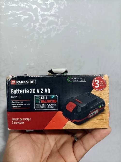 Batterie parkside 20v 2ah