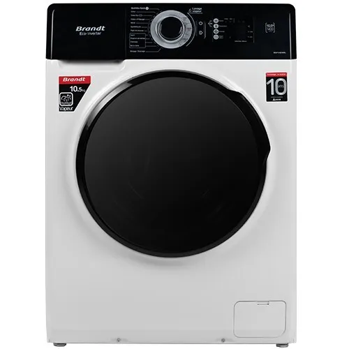 Lave-linge front 10,5kg 1400 trbldc brandt BAM104QVWBL